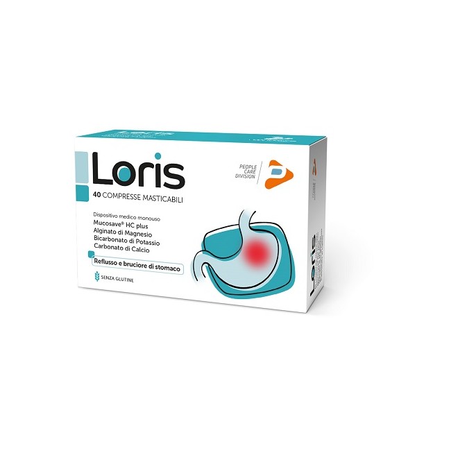 LORIS 40 COMPRESSE MASTICABILI LORIS 40 COMPRESSE MASTICABILI