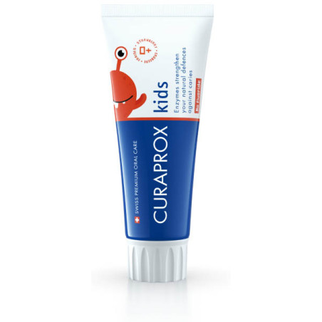 Curaprox Kids Toothpaste Strawberry Flavor 0 Ppm 60 Ml