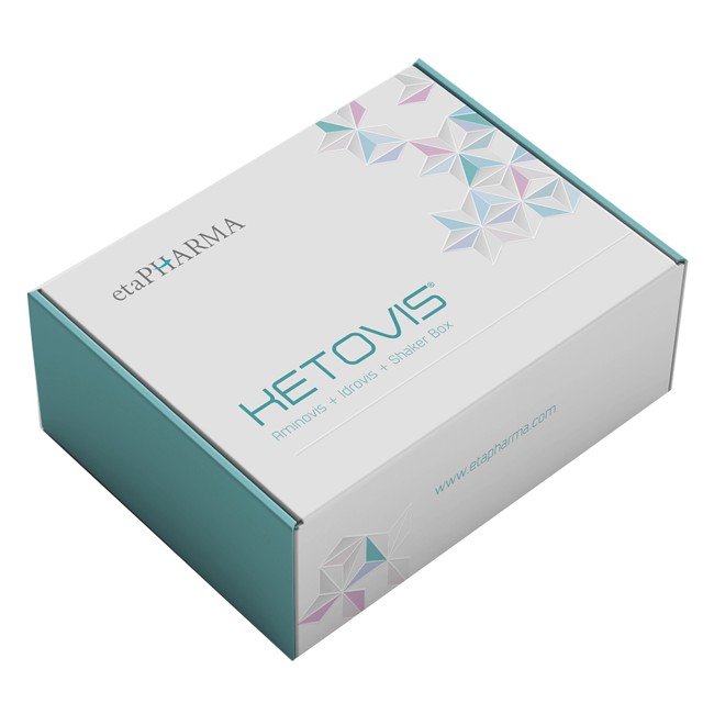 KETOVIS BOX 1 IDROVIS 20 BUSTINE + 1 AMINOVIS 30 BUSTINE + 1 SHAKER KETOVIS BOX 1 IDROVIS 20 BUSTINE + 1 AMINOVIS 30 BUSTINE + 1 SHAKER