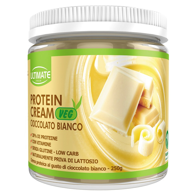 ULTIMATE PROTEIN CREAM VEG CIOCCOLATO BIANCO 250 G ULTIMATE PROTEIN CREAM VEG CIOCCOLATO BIANCO 250 G