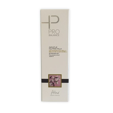 HINO NATURAL SKINCARE PRO BALANCE GENTLE NUTRA MILK DETERGENTE PELLI SECCHE E SENSIBILI 200 ML