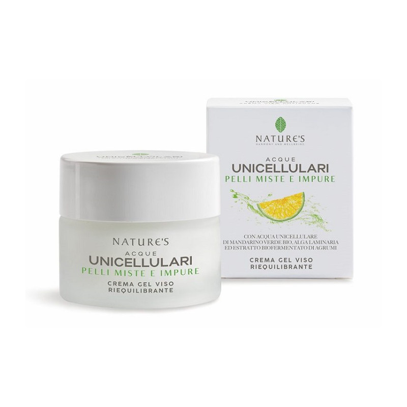 NATURE'S ACQUE UNICELLULARI CREMA GEL VISO RIEQUILIBRANTE 50 ML NATURE'S ACQUE UNICELLULARI CREMA GEL VISO RIEQUILIBRANTE 50 ML
