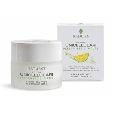 NATURE'S ACQUE UNICELLULARI CREMA GEL VISO RIEQUILIBRANTE 50 ML NATURE'S ACQUE UNICELLULARI CREMA GEL VISO RIEQUILIBRANTE 50 ML