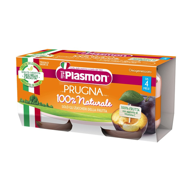 PLASMON OMOGENEIZZATO PRUGNA 2 X 80 G PLASMON OMOGENEIZZATO PRUGNA 2 X 80 G