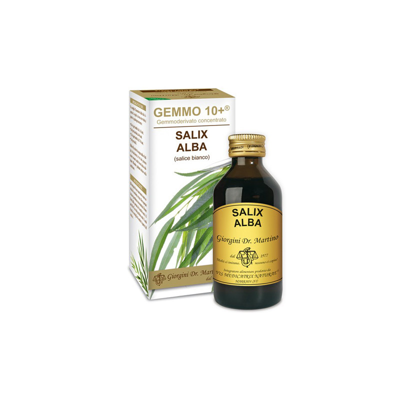 GEMMO 10+ SALICE BIANCO 100 ML LIQUIDO ANALCOLICO GEMMO 10+ SALICE BIANCO 100 ML LIQUIDO ANALCOLICO