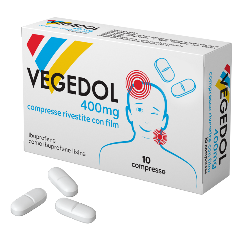 VEGEDOL*10CPR RIV 400MG VEGEDOL*10CPR RIV 400MG