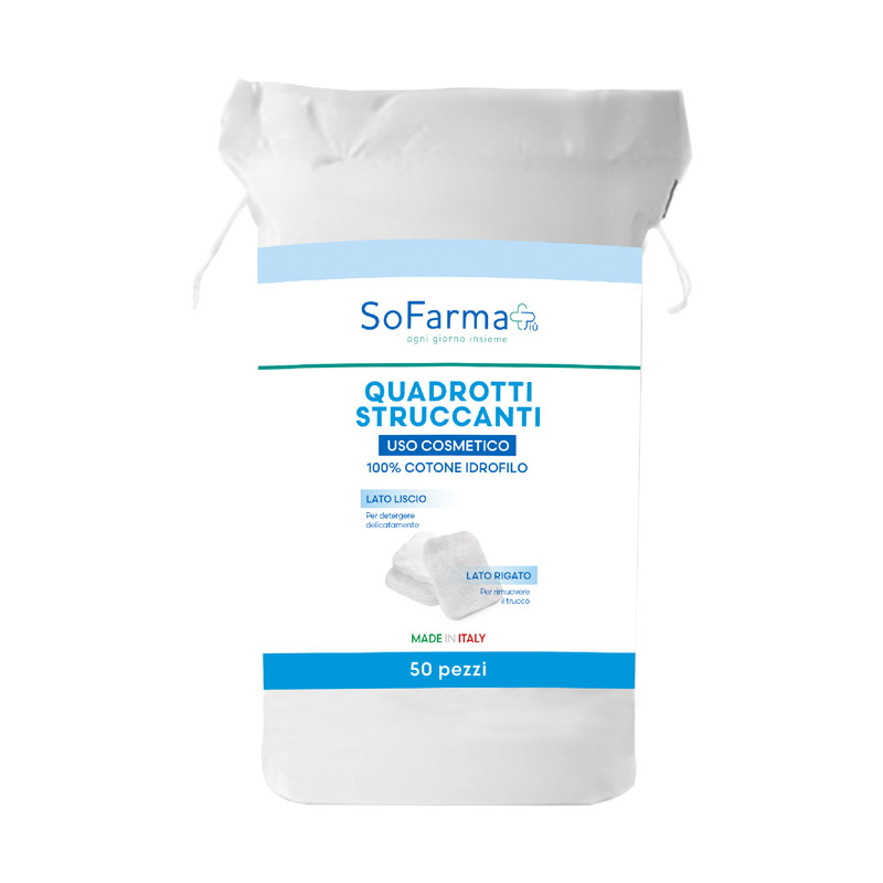 Quadrotti Struccanti 50 Pezzi Sofarmapiu\'