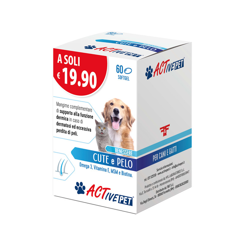 ACTIVE PET CUTE E PELO 60 PERLE ACTIVE PET CUTE E PELO 60 PERLE