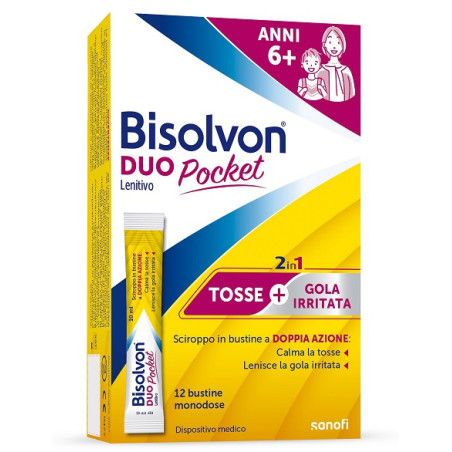 Bisolvon Duo Pocket Lenitivo New 12 Bustine Bisolvon Duo Pocket Lenitivo New 12 Bustine