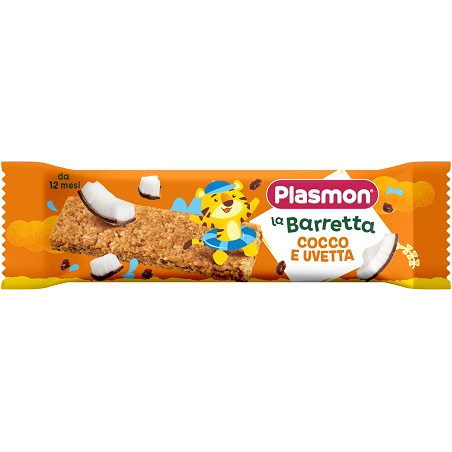PLASMON LA BARRETTA COCCO E UVETTA 20 G PLASMON LA BARRETTA COCCO E UVETTA 20 G