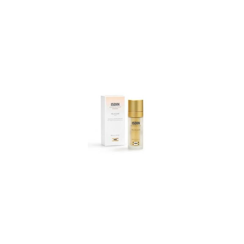 Flacone da 30 ml di Isdin Isdinceutics Melaclear siero viso anti-macchia.