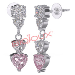 Bjt333 Orecchini Donna Rose Stainless Steel