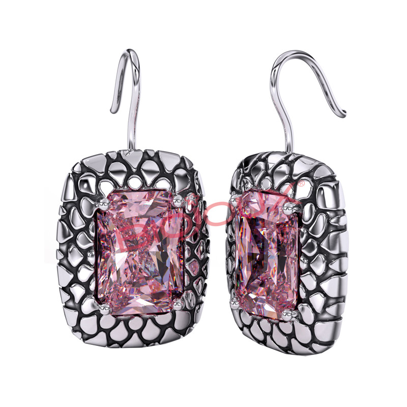 Bjt332 Orecchini Arielle Rosa Stainless Steel Bjt332 Orecchini Arielle Rosa Stainless Steel