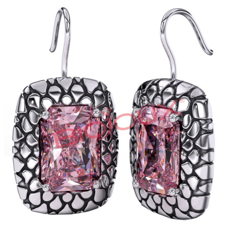 Bjt332 Orecchini Arielle Rosa Stainless Steel Bjt332 Orecchini Arielle Rosa Stainless Steel