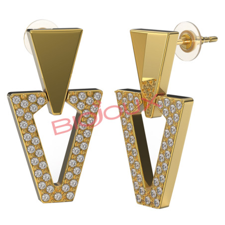 Bjt328 Orecchini Emily Gold Plated Bjt328 Orecchini Emily Gold Plated