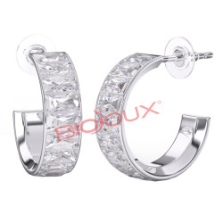 Bjt327 Orecchini Cloe White Stainless Steel