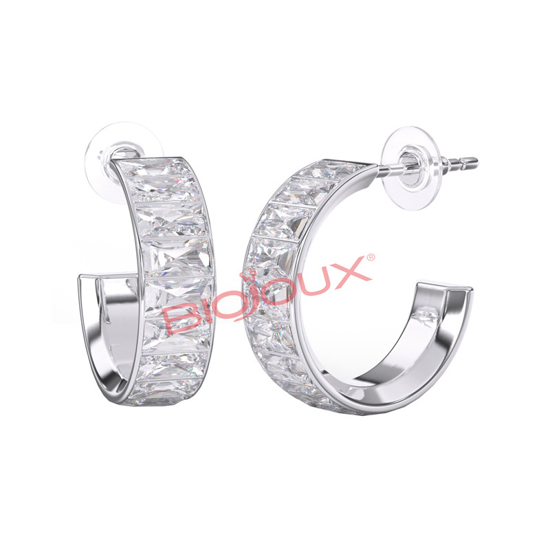 Bjt327 Orecchini Cloe White Stainless Steel Bjt327 Orecchini Cloe White Stainless Steel