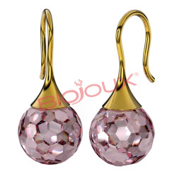 Bjt322 Orecchini Carmen Rosa Gold Plated