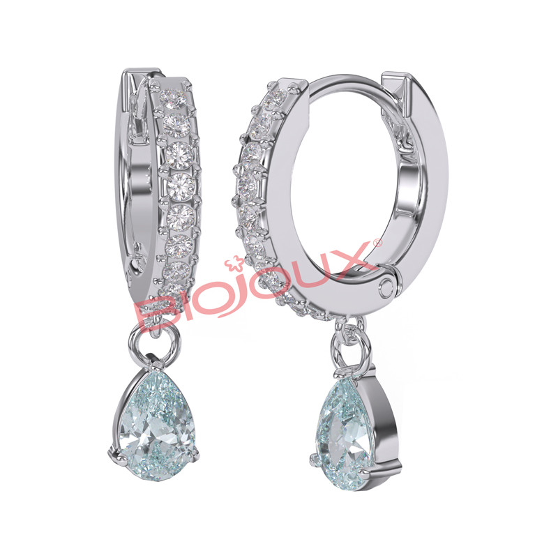 Bjt318 Orecchini Ines Aqua Stainless Steel Bjt318 Orecchini Ines Aqua Stainless Steel