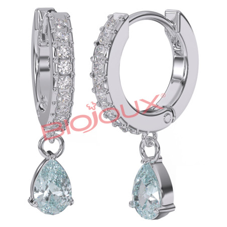 Bjt318 Orecchini Ines Aqua Stainless Steel Bjt318 Orecchini Ines Aqua Stainless Steel