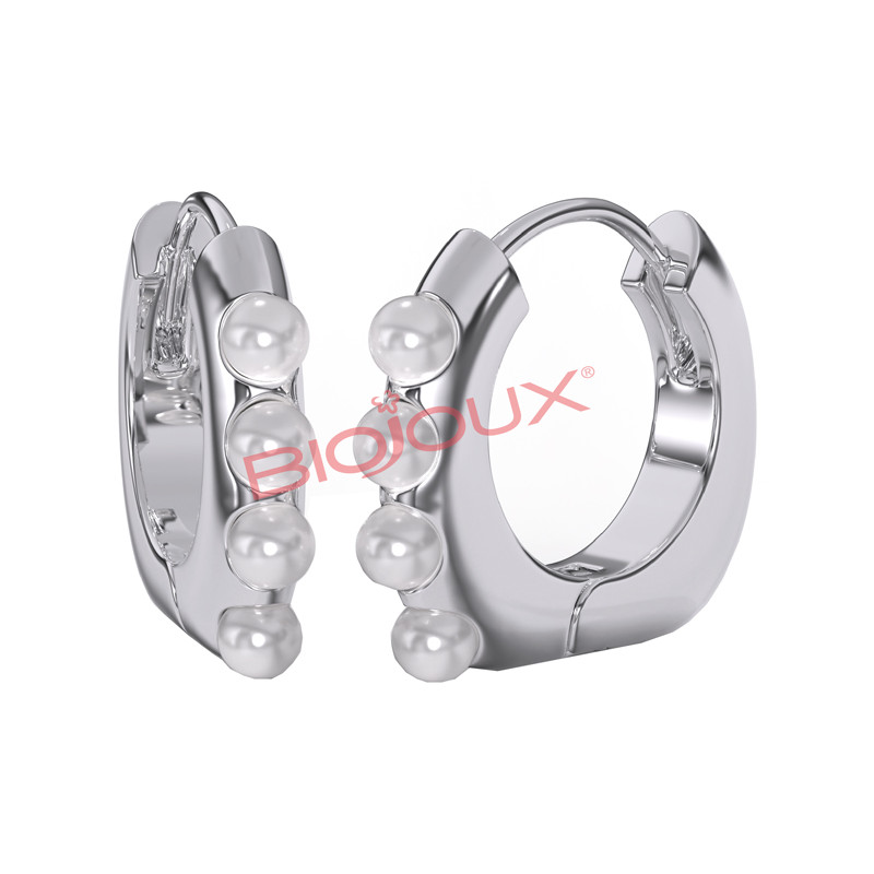 Bjt316 Orecchini Dolores Pearl Stainless Steel