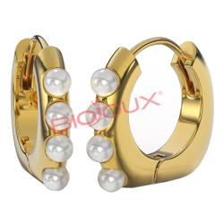 Bjt315 Orecchini Dolores Pearl Gold Plated