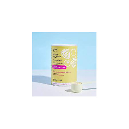 Goovi Nutry e Planty Integratore di proteine vegetali gusto frutti di bosco 260 g