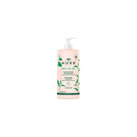 Flacone da 750 ml di Nuxe Reve de The Gel Doccia Rigenerante.