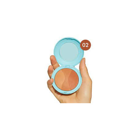 Goovi Sun, Kiss Me! Terra Abbronzante Trio 02 Deep Golden Bronze, 6 g
