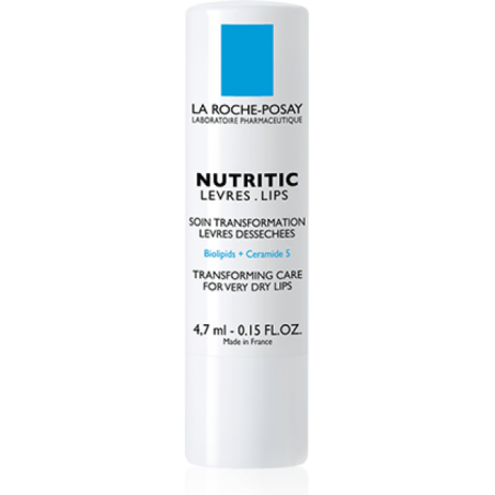 Stick da 4,7 ml di La Roche Posay Nutritic Stick Idratante Nutriente Labbra Secche Screpolate.
