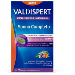 Valdispert Sonno Completo 30 Compresse A Doppio Strato