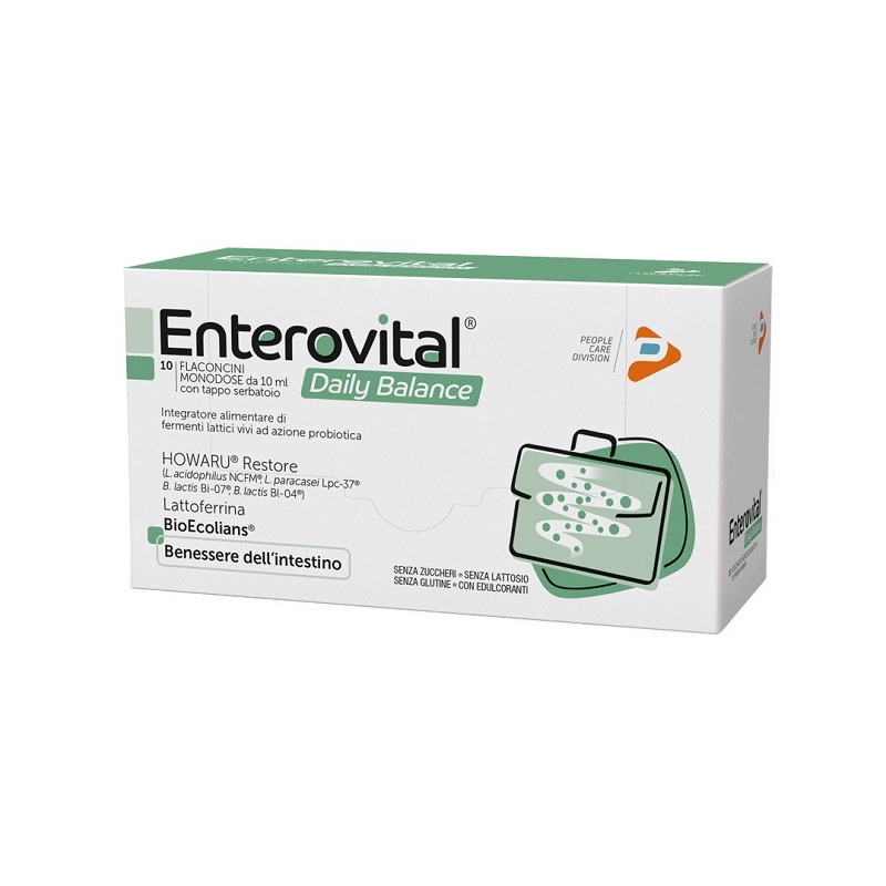 ENTEROVITAL DAILY BALANCE 10 FLACONCINI ENTEROVITAL DAILY BALANCE 10 FLACONCINI