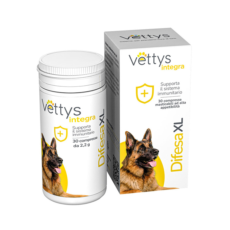 VETTYS INTEGRA DIFESA XL 30 COMPRESSE MASTICABILI VETTYS INTEGRA DIFESA XL 30 COMPRESSE MASTICABILI