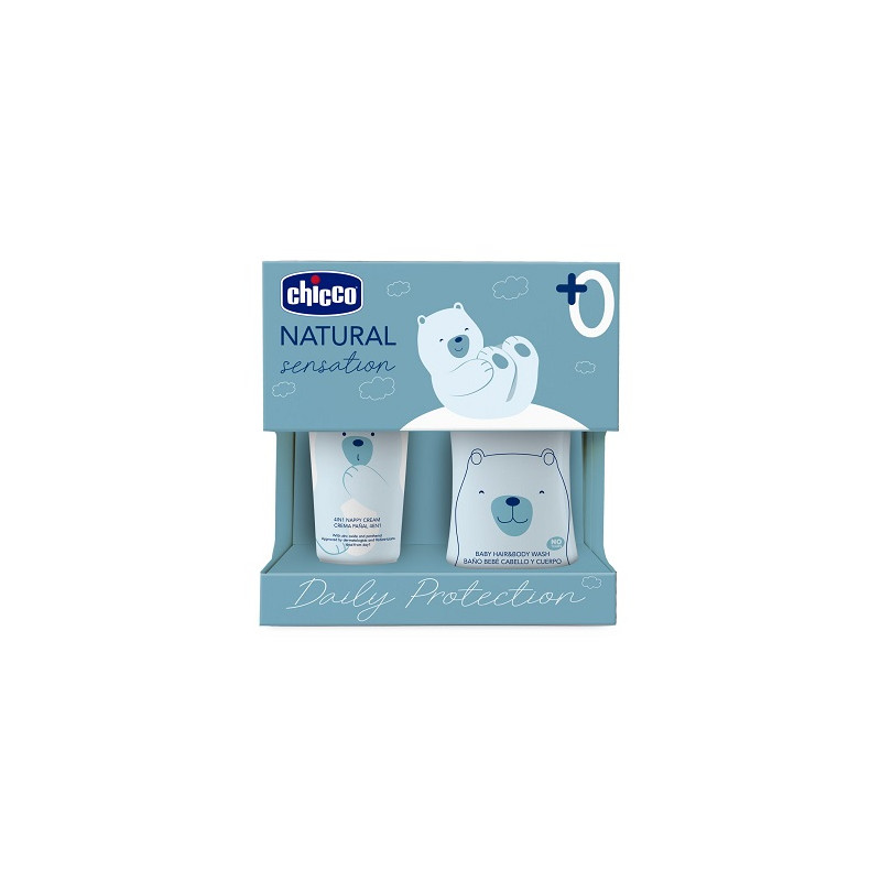Chicco Natural Sensation Set Bagnoshampoo+pasta Lenitiva Chicco Natural Sensation Set Bagnoshampoo+pasta Lenitiva