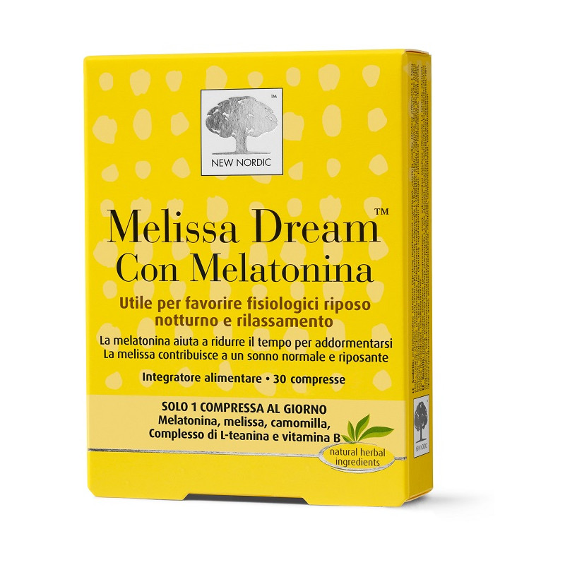 MELISSA DREAM CON MELATONINA 30 COMPRESSE MELISSA DREAM CON MELATONINA 30 COMPRESSE