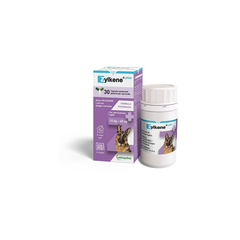 ZYLKENE PLUS CANI 15-60 KG 30 CAPSULE ZYLKENE PLUS CANI 15-60 KG 30 CAPSULE