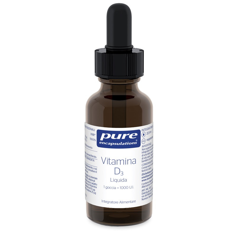 PURE ENCAPSULATIONS VITAMINA D3 LIQUIDA 22,5 ML PURE ENCAPSULATIONS VITAMINA D3 LIQUIDA 22,5 ML