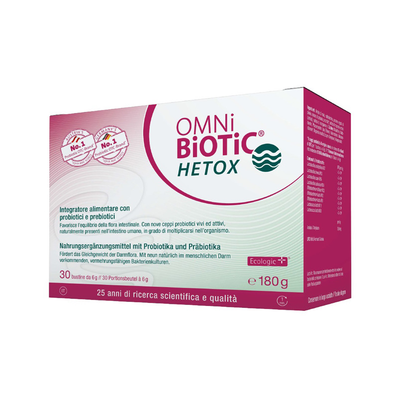 Omni Biotic Hetox 30 Bustine Da 6 G
