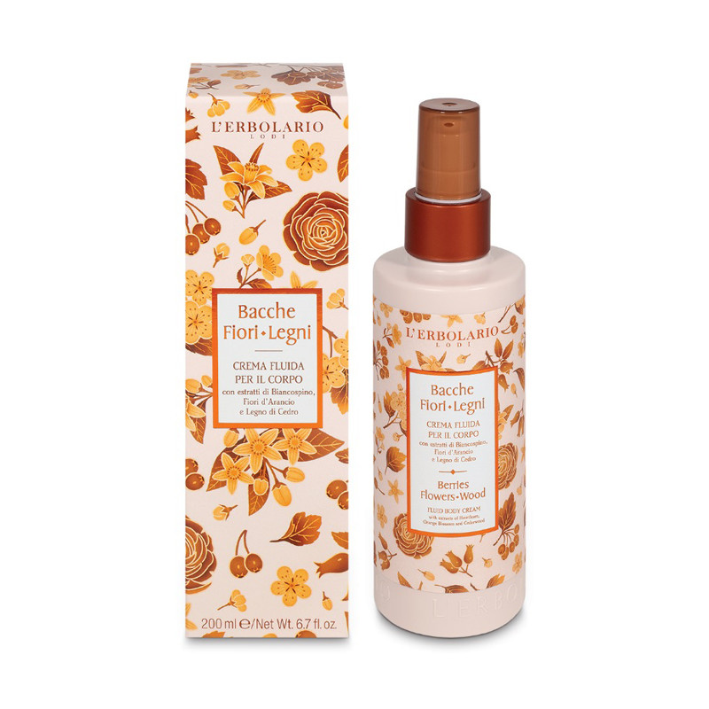 BACCHE FIORI LEGNI CREMA FLUIDA CORPO 200 ML BACCHE FIORI LEGNI CREMA FLUIDA CORPO 200 ML