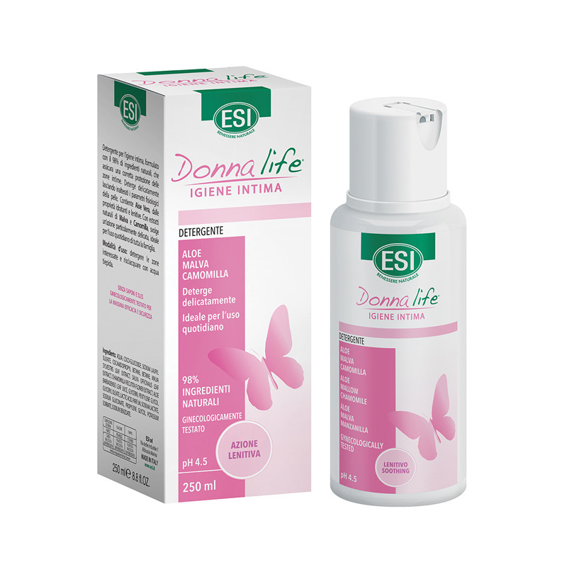ESI DONNA LIFE DETERGENTE INTIMO LENITIVO 250 ML ESI DONNA LIFE DETERGENTE INTIMO LENITIVO 250 ML