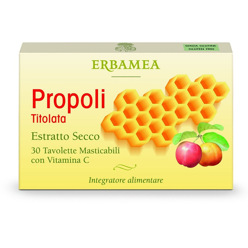 PROPOLI TITOLATA 30 TAVOLETTE MASTICABILI PROPOLI TITOLATA 30 TAVOLETTE MASTICABILI