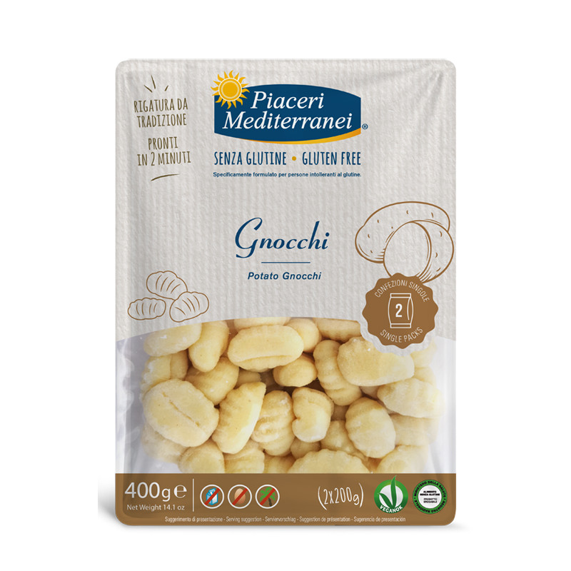 PIACERI MEDITERRANEI GNOCCHI 400 G PIACERI MEDITERRANEI GNOCCHI 400 G