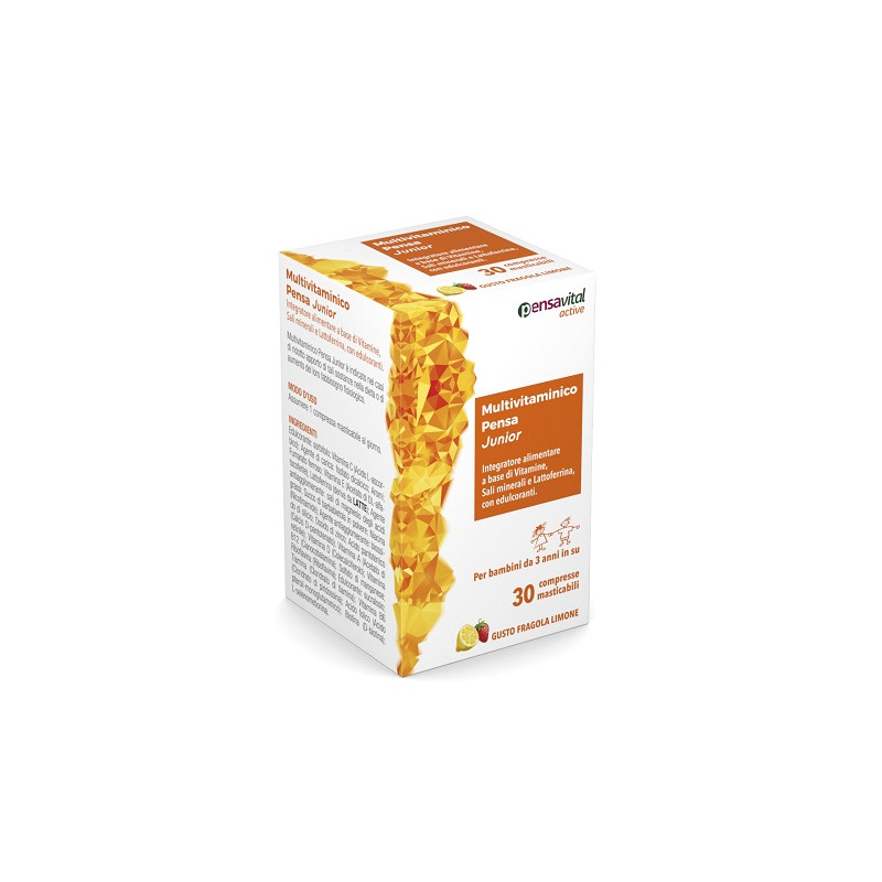 MULTIVITAMINICO PENSA JUNIOR 30 COMPRESSE MASTICABILI MULTIVITAMINICO PENSA JUNIOR 30 COMPRESSE MASTICABILI