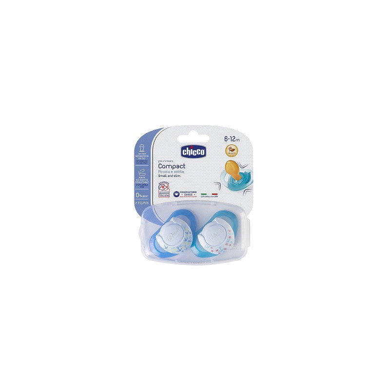 CHICCO SUCCHIETTO COMPACT BOY S6-16 MESI 2 PEZZI CHICCO SUCCHIETTO COMPACT BOY S6-16 MESI 2 PEZZI