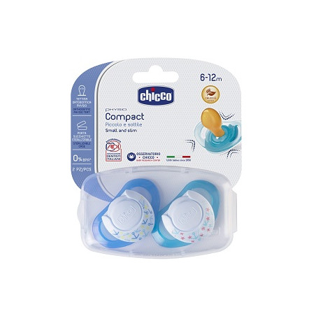 CHICCO SUCCHIETTO COMPACT BOY S6-16 MESI 2 PEZZI CHICCO SUCCHIETTO COMPACT BOY S6-16 MESI 2 PEZZI
