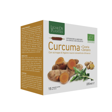 CURCUMA CICORIA ZENZERO BIO 15 AMPOLLE BEVIBILI DA 15 ML