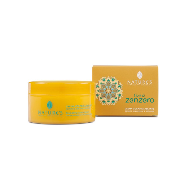 NATURE'S FIORI DI ZENZERO CREMA CORPO RILASSANTE 200 ML NATURE'S FIORI DI ZENZERO CREMA CORPO RILASSANTE 200 ML