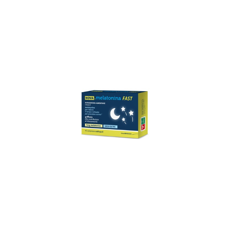 NOVA MELATONINA FAST 45 COMPRESSE 1MG DI MELATONINA NOVA MELATONINA FAST 45 COMPRESSE 1MG DI MELATONINA