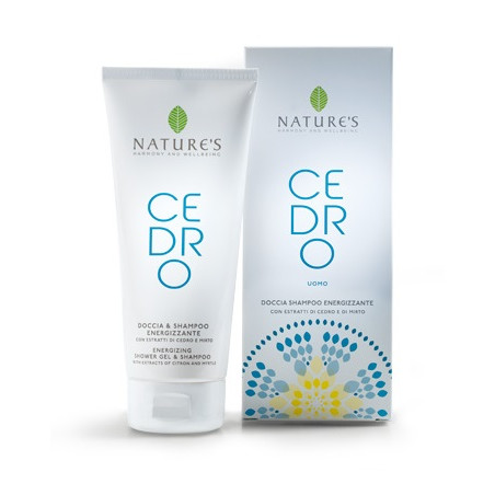 NATURE'S CEDRO UOMO DOCCIASHAMPOO ENERGIZZANTE 200 ML NATURE'S CEDRO UOMO DOCCIASHAMPOO ENERGIZZANTE 200 ML