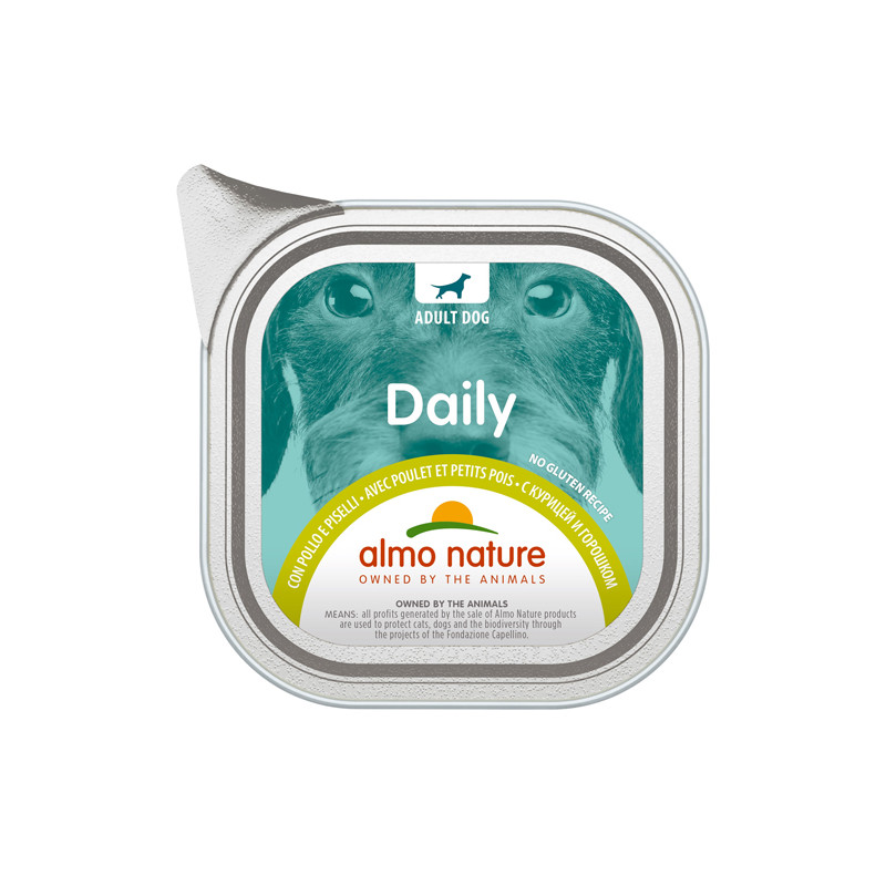 DAILY MENU DOGS CON POLLO E PISELLI 100 G DAILY MENU DOGS CON POLLO E PISELLI 100 G